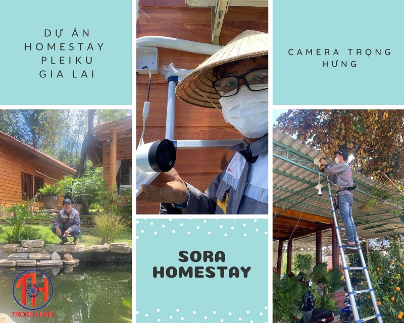 Hoàn thiện hệ thống camera và mạng Wifi cho SORA Homestay